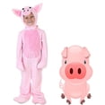 thumbnail image 1 of Lindos Disfraces De Cerdo Rosa Traje De Animal Cosplay Niño Adulto Maquillaje Vestido De Fiesta De Baile-A, 1 of 3