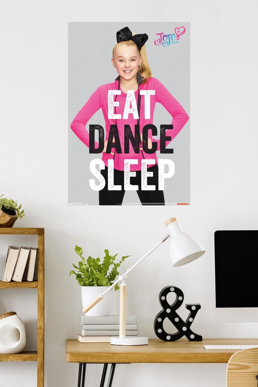 Nickelodeon JoJo Siwa - Eat Dance Sleep Wall Poster, 22.375" x 34"