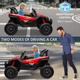 thumbnail image 7 of OTTORD 4-Wheel Drive 4.5 mph 24 V Powered Ride-Ons, Red, 7 of 7