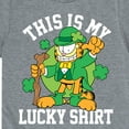 thumbnail image 3 of Garfield - This Is My Lucky Shirt - Toddler And Youth Short Sleeve Graphic T-Shirt, 3 of 5