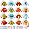 thumbnail image 1 of Kit de manualidades Syhood, 24 unidades, adornos de cerámica para suéteres feos, 1 of 6