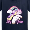 thumbnail image 4 of Inktastic Big Sister Unicorn Youth T-Shirt, 4 of 5