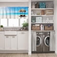 thumbnail image 5 of LALILO Kitchen Curtain Valance Beach Tropical Summer Rod Pocket Window Curtain 52"x 18" Set of 2, 5 of 5