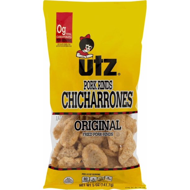 Pork Rinds Keto Friendly Snack With Zero Carbs Per Serving, Light And