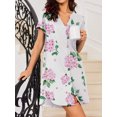 thumbnail image 3 of Avidlove Womens Nightgown Button Down Pajama Dress Sexy Ladies Sleepwear Maternity Night Shirts, 3 of 6