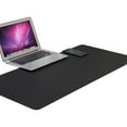 thumbnail image 3 of Naierhg Double-sided Waterproof Faux Leather Mouse Pad Desktop Mat Black, 3 of 8