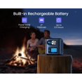 thumbnail image 2 of Mini proyector con TV Android, DLP y batería recargable, WiMiUS Pico Pocket Proyector portátil con WiFi Bluetooth, altavoz de 360°, soporte 1080P, proyector inteligente inalámbrico para exteriores par, 2 of 5