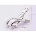 thumbnail image 2 of Pack 24 3.54 Inch Beach Towel Clips Glamps de acero inoxidable, alfileres gigantes de ropa, pinzas a prueba de viento, colgantes de alfileres de ropa, clips de metal, 2 of 4