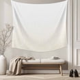 thumbnail image 5 of Cream Geometric Tapestry for Bedroom Wall Hanging Tapestry, Modern White Stripe Abstract Distortion Art Ceiling Backdrop Tapestries Poster Blanket Wall Decor for Teens Room Living Room Dorm 59" x 90", 5 of 8
