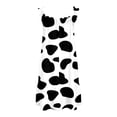 thumbnail image 6 of Girls Dresses Cow Print Ruffle Hem Spaghetti Strap Square Neck Casual Dress Summer Cute Size 5-6Y, 6 of 6