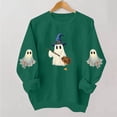 thumbnail image 5 of PNTUTB Halloween Sweatshirt for Women Long Sleeve Crew Neck Pullover Top Cute Print Casual Comfort Loose Fall Trendy Sweatshirts, 5 of 7