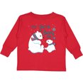 thumbnail image 3 of Inktastic My Safta Loves Me- cute polar bears Boys or Girls Long Sleeve Toddler T-Shirt, 3 of 5
