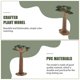 thumbnail image 2 of 1pc Exquisite Tree Model Mini Tree Craftwork Decor Realistic Plant Model Decor, 2 of 4
