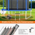 thumbnail image 6 of CITYLE Trampoline 10FT for Kids and Adults 1000LBS Weight Capacity, Heavy Duty Outdoor Trampolines with Basketball Hoop and Enclosure Net for Backyard, Birthday Gift, 6 of 8