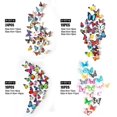 thumbnail image 3 of Calcomanías de mariposas KEWITY 80 piezas decoración 3D para pared, 3 of 4