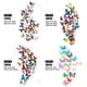 thumbnail image 3 of Calcomanías de mariposas KEWITY 80 piezas decoración 3D para pared, 3 of 4