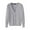 Gray, variant on XYBOMB Crochet Tops,V Neck Tops Women's Lightweight V Neck Button down Cardigan Sweater (Available in Plus Size),Lightweight Cardigans,Kimonos for Women Hot Pink 2XL