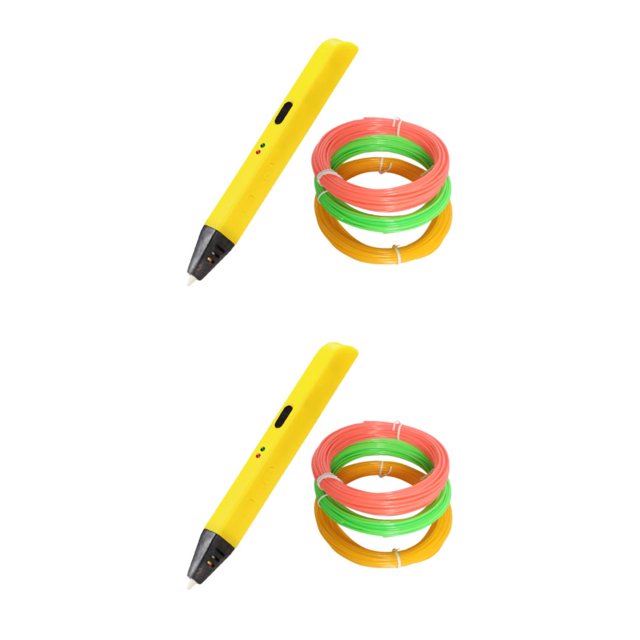 Cateissary Pluma de impresión 3D compatible, creatividad y desarrollo de habilidades esenciales, pluma de impresión 3D con filamento PLA Type2 NO2