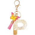 thumbnail image 1 of Letter Keychain,26 Letters A-Z Decorative Letter Keychain,Name Keychain for Women Girls Men Teenager Gift, 1 of 2