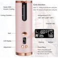 thumbnail image 3 of Fer à Friser Automatique Sans Fil, Fer à Friser avec Écran LCD, Température et Minuterie Réglables, Fer à Friser Intelligent rechargeable par USB-YOUYOU, 3 of 4