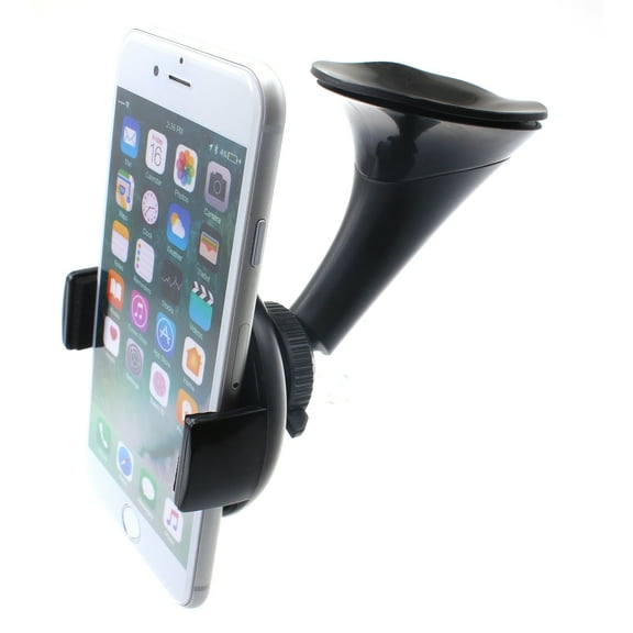 For Nokia C110 - Dash Car Mount, Windshield Holder Cradle Rotating Dock for Nokia C110 Phones
