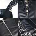 thumbnail image 4 of Faux Leather Corset Dress Overbust Plus Sizes Goths Black, 4 of 5