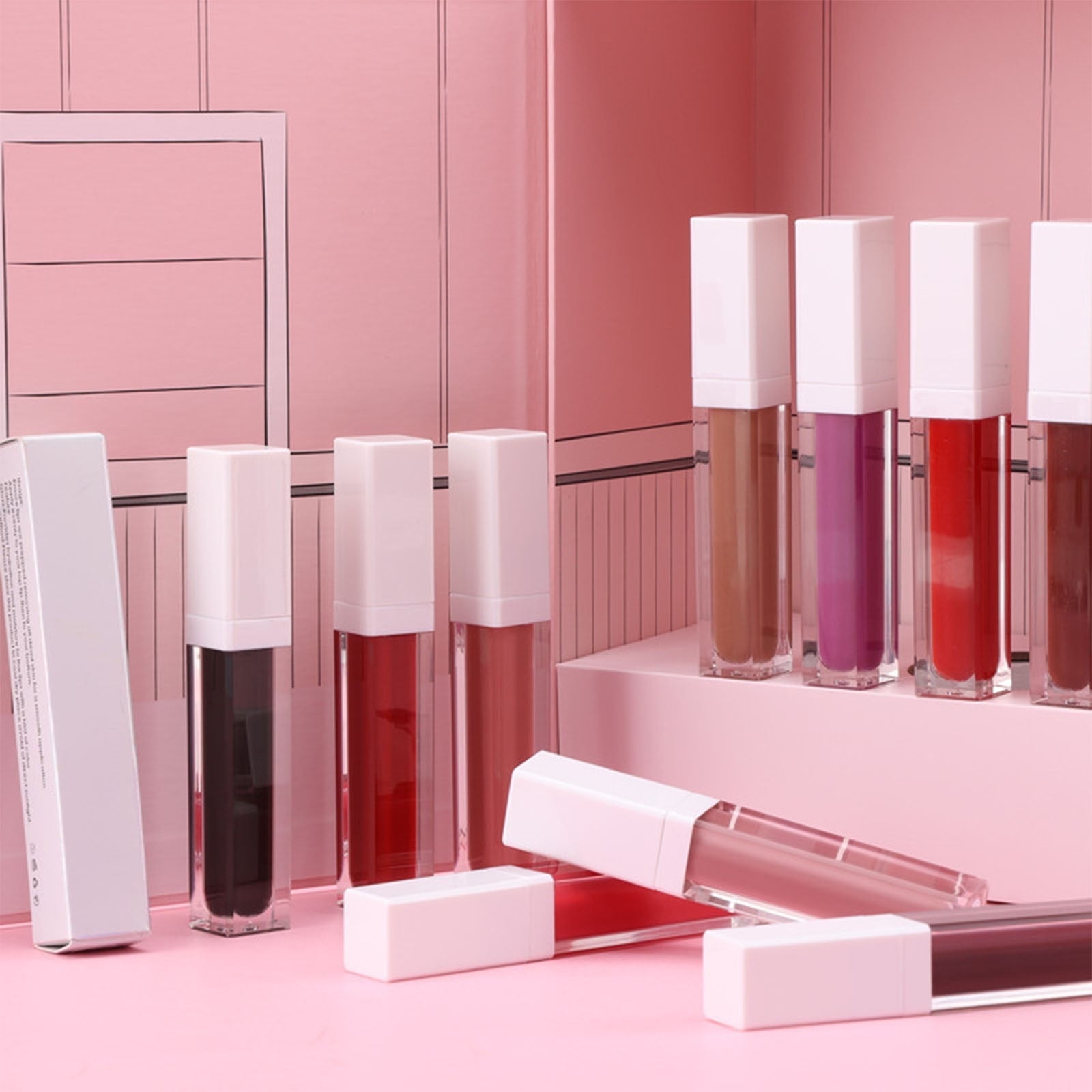 726 Channel Lip Gloss Bottle Lipstick Hydrating Lipstick Peel N Reveal Lipstick Fixing Tint Makeup Lot Lipstick Holder for Purse Lip Gloss Flip Phone Lip Dip The Gloss Color Lipstick Lip