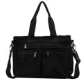 thumbnail image 3 of ibiyuan Womens Tote Bag Large Capacity Zipper Pocket Corduroy Convertible Crossbody Tote Bag for Women, Solid Color Daily Handbag Birthday Gift For Women, 3 of 6