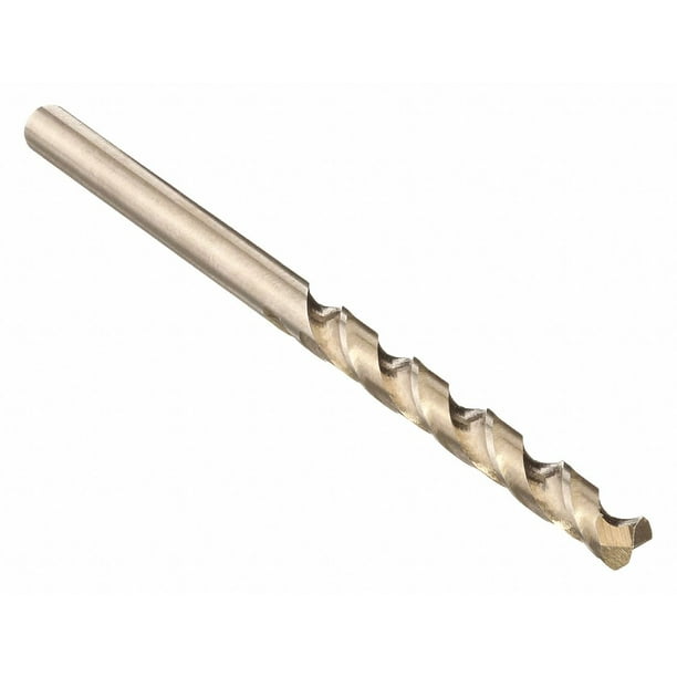CHICAGOLATROBE 46608 1/8" Cobalt TiN 135 Deg. Jobber Length Drill Bit