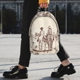 thumbnail image 2 of Easygdp Cowboys Riding Horses Mochila Ligera de 15 Pulgadas para Estudiantes, Mochila Cómoda para la Escuela y Viajes, Correas Ajustables, 2 of 6