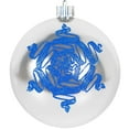 thumbnail image 5 of Christmas By Krebs Decorative Ball Ornament, 6 Inch, Blue & Silver (Pack of 8), 5 of 7