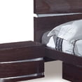 thumbnail image 2 of 80'' X 79''  X 42.5'' Modern Eastern King Wenge High Gloss Bed, 2 of 4
