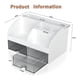thumbnail image 2 of Organizador de Escritorio-Organizador de Oficina con 6 Compartimentos y 2 Cajones PequeñOs, Caja de Almacenamiento de Escritorio para PortaláPices, Remoto Blanco, 2 of 5