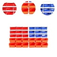 thumbnail image 2 of jifeng 30 Pieces Wall Mounted Storage Bins Parts Rack ,Tool Organizer Rack ,Small Parts Organizer for Shop and Garage ,Storage Tools, 2 of 8