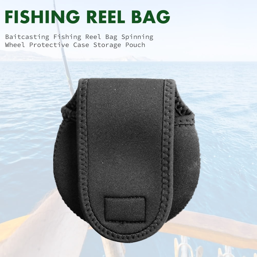 1-5x Baitcasting Reel Spinning Wheel Fishing Reel Bag Protective Case Pouch USA 