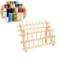 thumbnail image 5 of Wooden Thread Rack for Storage Durable Natural Wood Can Be Stained or Painted Khaki Color 7.5 x 4.5 Inches, 5 of 5