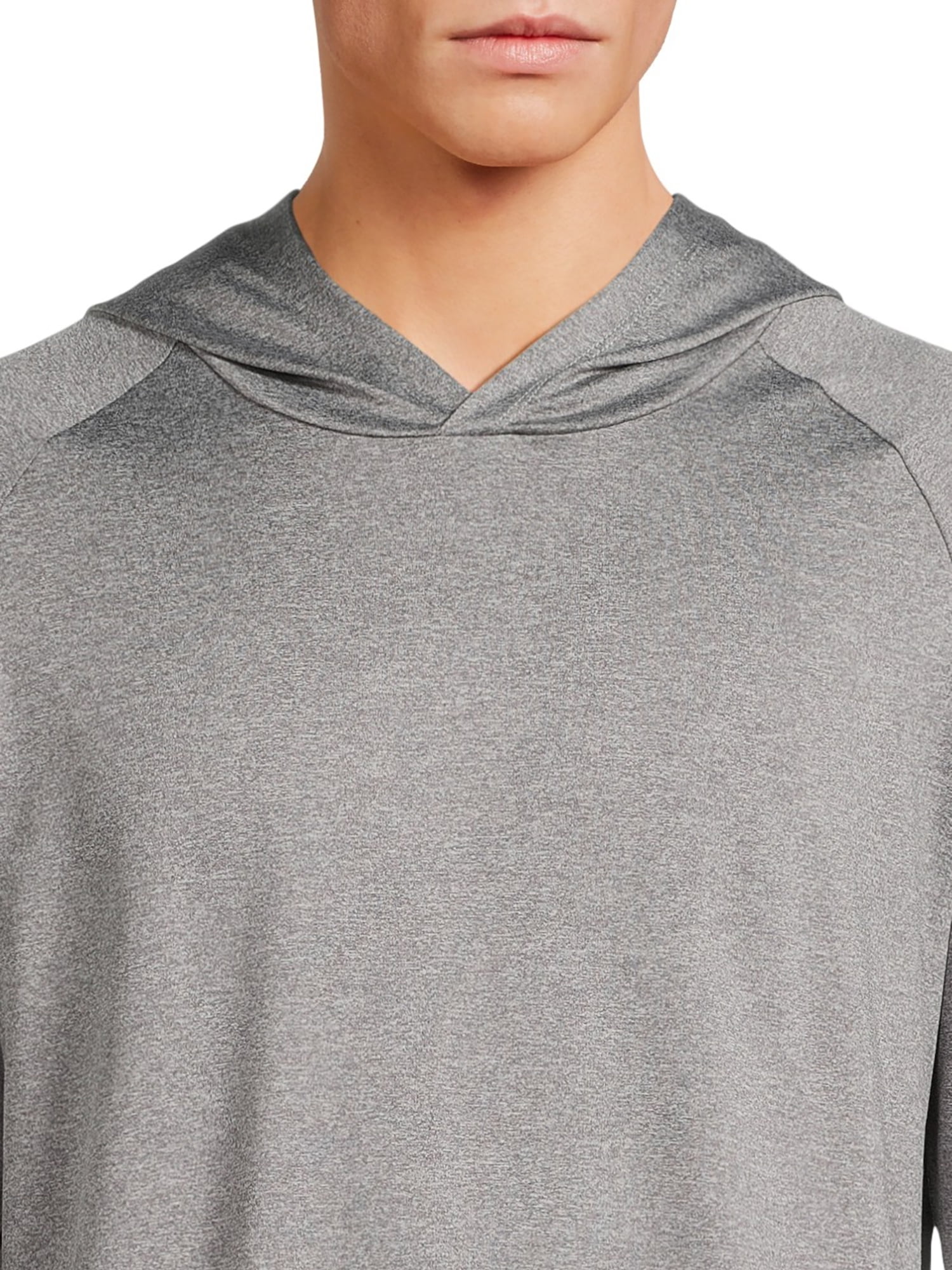 George Men’s Hooded Sun Shirt with Long Sleeves, Sizes S-3XL