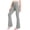 Light Gray, variant on Dwellite Flare Leggings for Girls School Uniform Pants for Girls Bell Bottoms for Kids 4-16 Years Hot Pink 130