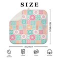 thumbnail image 4 of Pioneer Flower Floral Print Pattern Kitchen Dish Drying Mat 1 Pack, Ultra Absorbent Microfiber Drainer Mat, 16"x18", 4 of 6