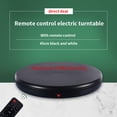 thumbnail image 2 of 17.7-inch 360° Motorized Rotating Display Stand with Remote Control, 100kg Load Capacity, Low Noise 40-50dB, 110-240V US Plug, ABS Material, Multiple Rotation Modes, 2 of 6