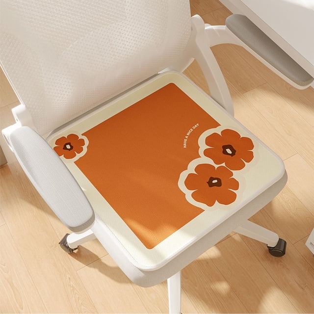 Tapete de escritorio, cojín de asiento, almohadillas para silla, cojín de seda de hielo de verano para oficina, tapete fresco, cojín de hielo de verano, tapete transpirable para glúteos, tapete fresco