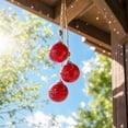 thumbnail image 5 of 3 Pieces Large Jingle Bell Christmas Joy Bell Metal Ornaments with Star Cutouts Sleigh Rustic Xmas Tree Wreath Garland Holiday Party DIY Decor, 5 of 8