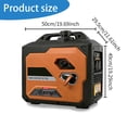 thumbnail image 6 of EchoNexus 2500W Lighweight Portable Power Station,Quiet Portable Inverter Generators for Home Use,Outdoor Camping,Emergencies,Rv And Home Essentials, 6 of 7
