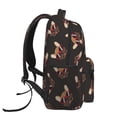 thumbnail image 3 of Rateoe Bulldog with Sunglasses Pattern Casual Backpack for School, Work, Travel – Adjustable Straps, Multiple Compartments – Ergonomic Design, Fits Laptops and Tablets, 3 of 5