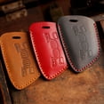 thumbnail image 3 of Car Key Fob Cover Case Protector For BMW Car Key Case Fob Cover Leather Handmade Blade Key, 3 of 19