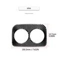 thumbnail image 3 of Real Bright Soft Car Interior Carbon Fiber Sticker DecorationCarbon Fiber Rear Cupholder Panel Cover For Subaru Forester 2013-2018Auto Car Protection Interior Accessories, 3 of 8