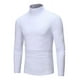 thumbnail image 5 of A Camisa De Fondo Simple Cuello Tortuga Manga Larga Hombres, 5 of 8