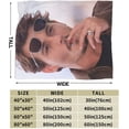 thumbnail image 3 of Johnny Depp Blanket Bedding Fleece Blanket Soft Throw Blankets Lightweight Anti-Static Blanket - 3 Sizes, 3 of 5