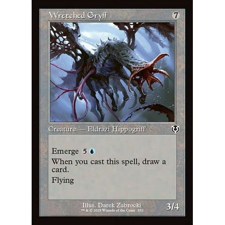 MtG Innistrad Remastered Common Wretched Gryff (Classic Frame FOIL) #332