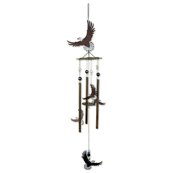 Sunset Vista Designs Wilderness Wonders Eagle Wind Chime, 28-Inch Long